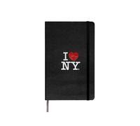 Moleskine Taccuino I Love NY edizione limitata, grande, a righe, nero, copertina rigida (5 x 8,25)