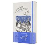 Moleskine - Taccuino in Edizione Limitata Il Mago di Oz, Notebook a Tema Strega cattiva, Layout Pagine Bianche, Copertina Rigida in Tessuto, Formato Large 13 x 21 cm, Colore Blu, 240 Pagine
