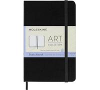 Moleskine Taccuino per Schizzi e Disegni, Album A3 da Disegno, Copertina Rigida, Carta Adatta ad Acquerelli, Tempera e Carboncino, Dimensione Pocket 9 x 14 cm, Nero, 80 Pagine