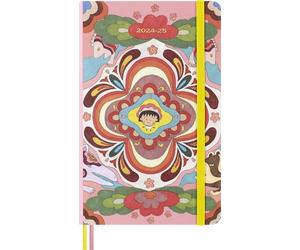 Moleskine Undated Weekly Planner, Agenda Settimanale Sakura 18 Mesi con Copertina Rigida e Chiusura Elastica, Edizione Limitata, Collezione Asiatica 2024, Formato Large 13 x 21 cm