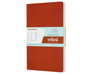 Moleskine Volant Journals Large Plain Coral Orange Aqua.Blue - AA.VV.
