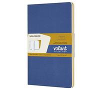 Moleskine VOLANT JOURNALS LRG PLAIN FORGET.BLUE AMBER.YELLOW NUOVO