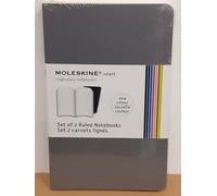 MOLESKINE VOLANT - SET DI 2 QUADERNI POCKET A RIGHE - GRIGIO