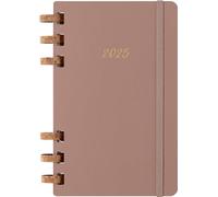 Moleskine Weekly & Monthly Planner, Spiral 12-Month 2025, HardCover and ElasticC