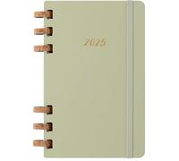 Moleskine Weekly & Monthly Planner, Spiral 12-Month 2025, Hard Cover and Elastic