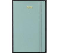 Moleskine Weekly Planner 2026 Precious and Ethical, Agenda Settimanale 12 Mesi Con Spazio Per Note, Copertina Morbida Vegana Effetto Pitonato, Colore Verde Salvia, Formato 13x21 cm