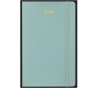 Moleskine Weekly Planner 2026 Precious and Ethical, Agenda Settimanale 12 Mesi Con Spazio Per Note, Copertina Morbida Vegana Effetto Pitonato, Colore Verde Salvia, Formato 13x21 cm