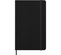 Moleskine PRO 12 Month 2027 - Planner verticale settimanale, copertina rigida, L (13 x 21 cm), nero, 288 pagine