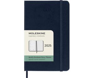 Moleskine Weekly Planner, Weekly Agenda with Space for Notes 12 Months 2025, Har