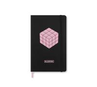 Moleskine x BLACKPINK - Agenda senza data, edizione limitata, in confezione regalo, copertina rigida, grande (12,7 x 21 cm), a righe/a righe, nero, 240 pagine