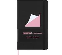 Moleskine x BLACKPINK Taccuino a Righe Album Square Two, Copertina Rigida e Chiusira Elastica, con Segnalibro PINK, Formato Large 13 x 21 cm