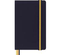 Moleskine x K-Way Notebook, Taccuino in Edizione Personalizzata con Pagine a Righe e Copertina Rigida, Formato Large 13x21 cm, Colore Blu