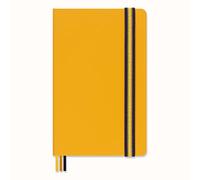 Moleskine x K-Way Notebook, Taccuino in Edizione Personalizzata con Pagine a Righe e Copertina Rigida, Formato Large 1x21 cm, Colore Giallo