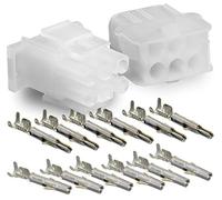 Molex -1 set completo - (6 circuiti) w/14-20 AWG, connettore del cavo - D 2,13 mm, chiusura a scatto, MLX