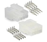 Molex, connettore 8 circuiti -2 set completo - connessione a filo con pin - Molex Mini-Fit Jr