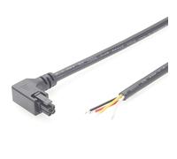Molex Micro-Fit 3.0 Power and Signal Cable 4 Pin Left Angled 1,5 m, 90 gradi Maschio a Female Cord for PCB, Graphics Card, LED, Electronics DIY