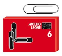 Molho Leone - 21106 - Fermagli zincati - n. 6 - 5,7 cm - Molho Leone - conf. 100 pezzi - 47864 - Conf. da 1 Pz.