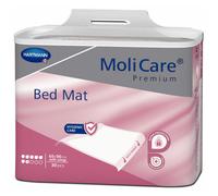 Paul Hartmann TRAVERSA PER INCONTINENZA MOLICARE BED MAT 7 GOCCE ASSORBENTE MONOUSO 60X90 CON ALI 30 PEZZI
