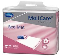 Paul Hartmann TRAVERSA PER INCONTINENZA MOLICARE BED MAT 7 GOCCE ASSORBENTE MONOUSO 60X90 CON ALI 30 PEZZI