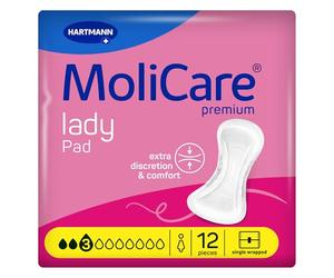 MoliCare Lady Pad 3 Gocce Assorbenti Donna 12 pz