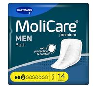 MoliCare MEN Pad 3 Gocce Uomo Assorbenti 14 pz