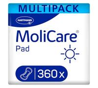 MoliCare Pad Day: Assorbenti per incontinenza per una protezione discreta durante il giorno in caso di lieve debolezza della vescica, 12 x 30 assorbenti (360 pezzi)