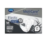 MoliCare Premium Elastic: pannoloni per l'incontinenza severa, per donne e uomini; 10 gocce, taglia M, circonferenza vita 85-120 centimeters, 56 pezzi