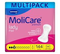 MoliCare Premium Lady Pad, assorbente per incontinenza per donne con debolezza della vescica, Aloe Vera, 2 gocce, 12 pezzi