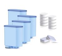 Molifal Filtro Acqua per Philips AquaClean CA6903/10, CA6903/22-4 Pezzi. Compatibile con Saeco Philips LatteGo. Senza BPA, anti-calcare, migliora il gusto (Kit di manutenzione)