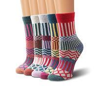 Moliker calze di lana, donne calzini inverno caldo morbido annata per l'inverno (5006)