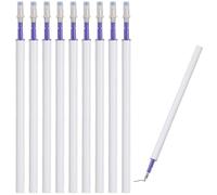 MOLIMOLI 10x Ricariche di Ricambio Cancellabili Punta Blu Retrattile 0,5mm, Altezza 11 cm - Compatibile con KCasty Matite Cancellabili Retrattili Rotolo di Inchiostro Termosensibile