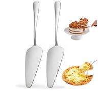 MOLIMOLI 2 Pezzi Cake Server in Acciaio Inox, Cake Server con Coltello, Versatile Cake Peel e Cake Peel per Party Restaurant