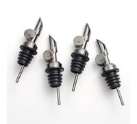 Molimoli Beccuccio in Acciaio Inossidabile con Meccanismo Automatico Anti-Ossidazione, Dosatore per Bottiglie di Alcol, Erogatore per Olio d'Oliva, Beccuccio per Vino e Olio, Confezione