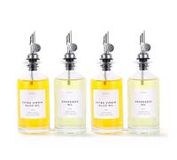 Molimoli Bottiglia Dispenser per Olio d'Oliva per Cucina, Dispenser per Olio con Versatoio Pesato, Bottiglia di Vetro Dispenser per Cucina, Ampolla per Olio d'Oliva, Bottiglia di Olio d'Oliva in Vetro