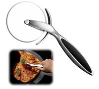 MOLIMOLI Rotella Tagliapizza Professionale in Acciaio Inox, Taglia Pizza con Impugnatura Antiscivolo per Cucina Domestica e Professionale, Tagliapizza di Precisione e Multifunzionale