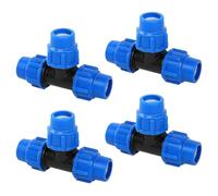 MOLIMOLI Tubo PE 25mm Connettore a T Gardena, Raccordo in PP 25mm, Tubo PE Clamp Connettore Accessori per Tubi in PE 25mm - Ideale per l'irrigazione del Giardino