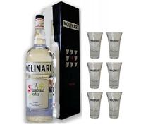 MOLINARI SAMBUCA MAGNUM 3 LITRI LIMITED EDITION CON 6 BICCHIERI
