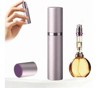 Moling Porta Profumo da Viaggio,Mini Atomizzatore Boccetta Profumi Ricaricabile,Spruzzino Vuote,Tenuta Stagna Totale,per Borsetta,Valigie (Rosa,5ml)