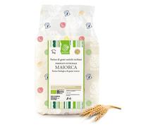 Molini Riggi ® Farina di Grano Maiorca Integrale Biologica Siciliana Macinata a Pietra - Antico Grano Tenero, Alta Digeribilità - Ideale per Dolci, Biscotti, Pane - 1 kg
