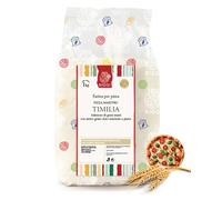 Molini Riggi ® Farina Pizza Maestro Timilia - Miscela Professionale Tipo 0 + Grano Antico Siciliano Timilia Macinato a Pietra - Alta Idratazione - Ideale per Pizza Napoletana e Ruota di Carro - 1 kg