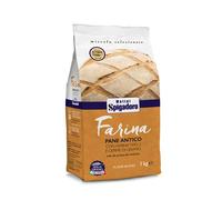 Molini Spigadoro Mix Farina Pane Antico (1kg) miscela con farina tipo 2 da grano 100% Italiano, Decorticato e germe di grano per pane, pizza e focaccia