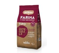 Molini Spigadoro | Nutridea® Farina Integrale (1kg) farina integrale da grano 100% Italiano, Decorticato per tutti gli usi in cucina: pane, pizza, torte, biscotti
