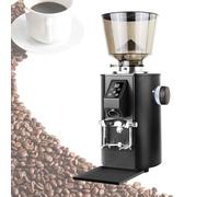 Molino De Cafe Profesional, attrezzatura automatica for la macinazione dei chicchi di caffè a macine piatte, macinacaffè elettrico ad alta capacità, for caffè espresso/a goccia/a versamento(Black)