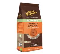 Molino Vigevano | Farina di Avena Biologica Integrale Macinata a Pietra, Idelae per Preparazioni Salate e Dolci | Confezione da 300 gr