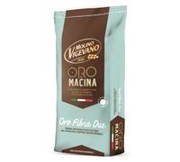 Molino Vigevano Farina Grano Tenero Integrale, Farina Oro Fibra 2, Lunga Lievitazione, Ideale per Salati e Dolci, Farine Professionali. Confezione da 10 kg