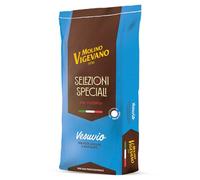 Molino Vigevano Farina “Tipo 0”, Farina Vesuvio, Lunga Lievitazione, Ideale per Pizza Napoletana, Farine Professionali. Confezione da 10 kg