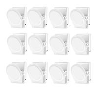 Molinter Morsetto magnetico per frigorifero, clip magnetiche in metallo, per lavagna bianca, note da parete, raccoglitori magnetici da cucina, 12 pezzi, bianco