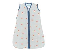 molis&co - Sacco Nanna 1 TOG - Sacco nanna primaverile e autunno - Sacco Nanna per Neonato da 0-6 mesi - 100% Cotone (Certificato Oeko-Tex) - Leggermente Imbotito, Senza Maniche - Mushrooms