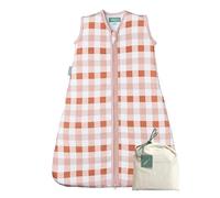 molis&co - Sacco Nanna 1 TOG - Sacco nanna primaverile e autunno - Sacco Nanna per Neonato da 18-36 mesi - 100% Cotone (Certificato Oeko-Tex) - Leggermente Imbotito, Senza Maniche - Canyon Check