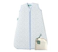molis&co - Sacco Nanna 1 TOG - Sacco nanna primaverile e autunno - Sacco Nanna per Neonato da 18-36 mesi - 100% Cotone (Certificato Oeko-Tex) - Leggermente Imbotito, Senza Maniche - Blue Lily